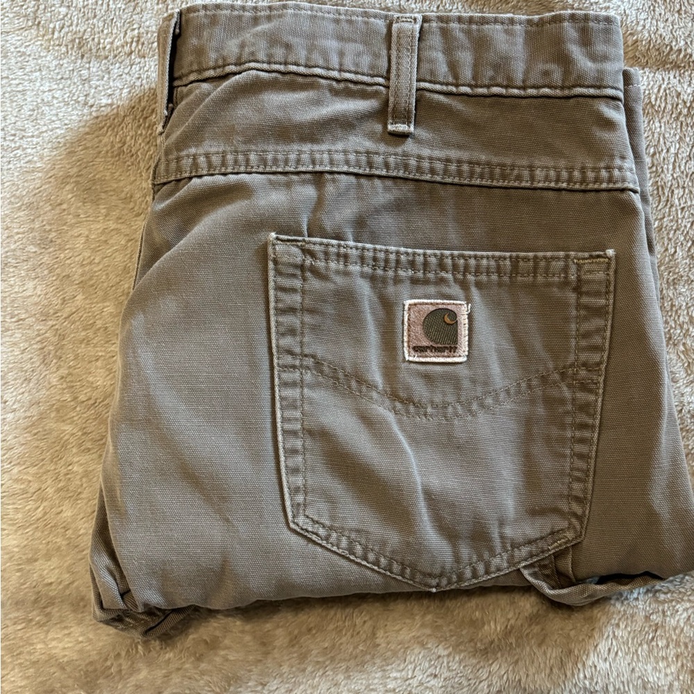 Carhartt light Brown Work cargo loose fit with side Pockets 36x32 A16